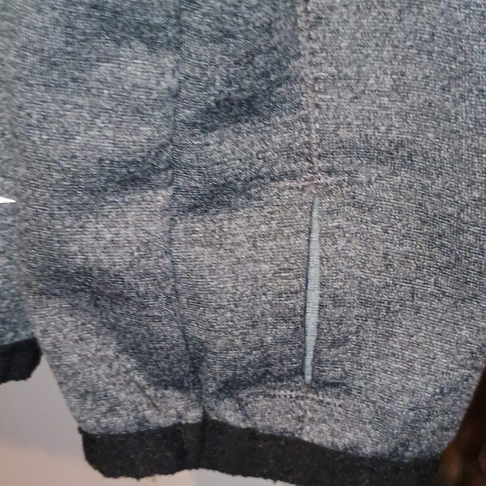 Avia Womens‎ Dark Gray Heathered Quarter Zip Long Sleeve Athletic Pullover Top L - Picture 12 of 12